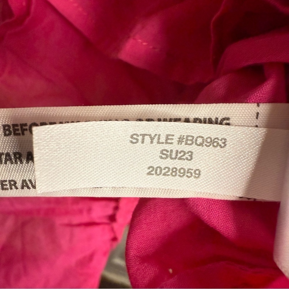 J. Crew Pink Women's Dress Sheer 100% Cotton Size Small GUC - Picture 6 of 7